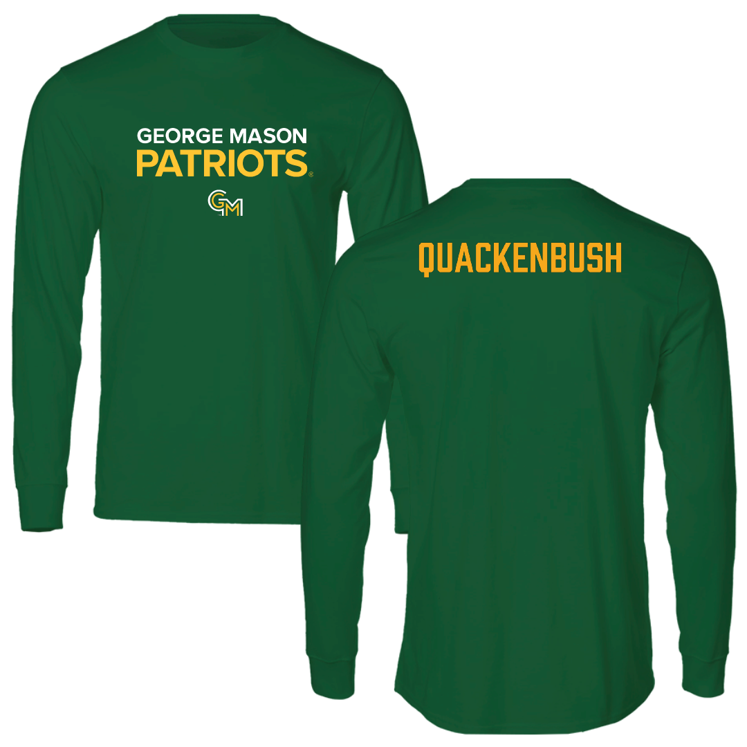 George Mason University Swimming & Diving Green Long Sleeve - Matt Quackenbush
