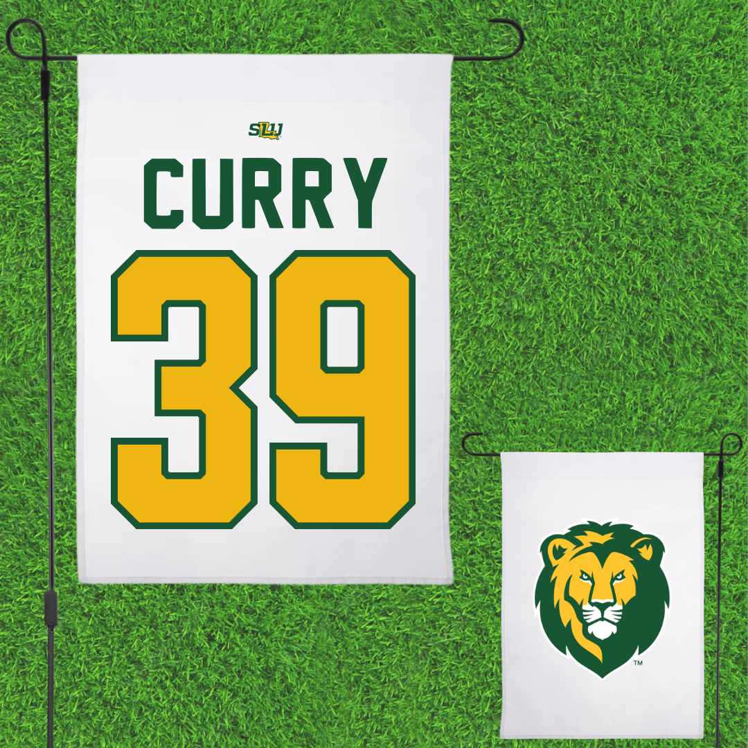 Southeastern Louisiana University Baseball White Garden Flag - #39 Michael Curry