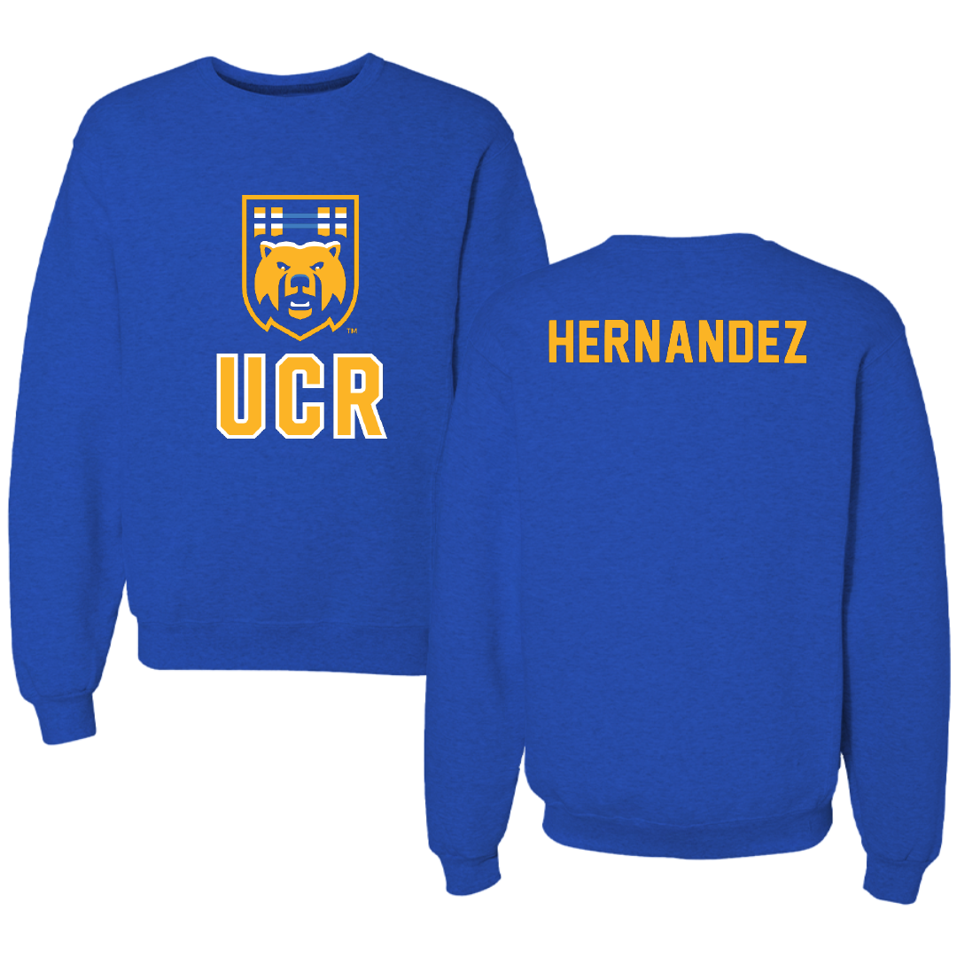 University of California-Riverside TF and XC Blue Crewneck - Lauren Hernandez