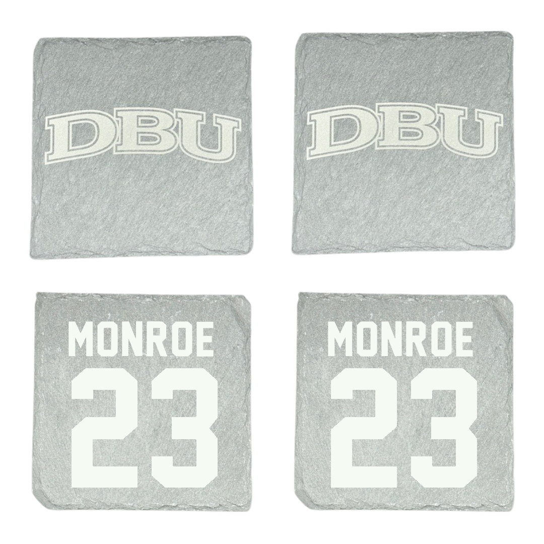 Dallas Baptist University Soccer Stone Coaster (4 Pack)  - #23 Mason Monroe