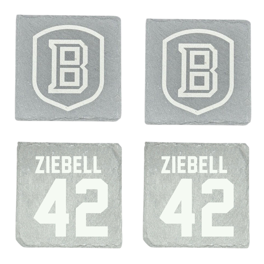 Bradley University Basketball Stone Coaster (4 Pack)  - #42 Callie Ziebell