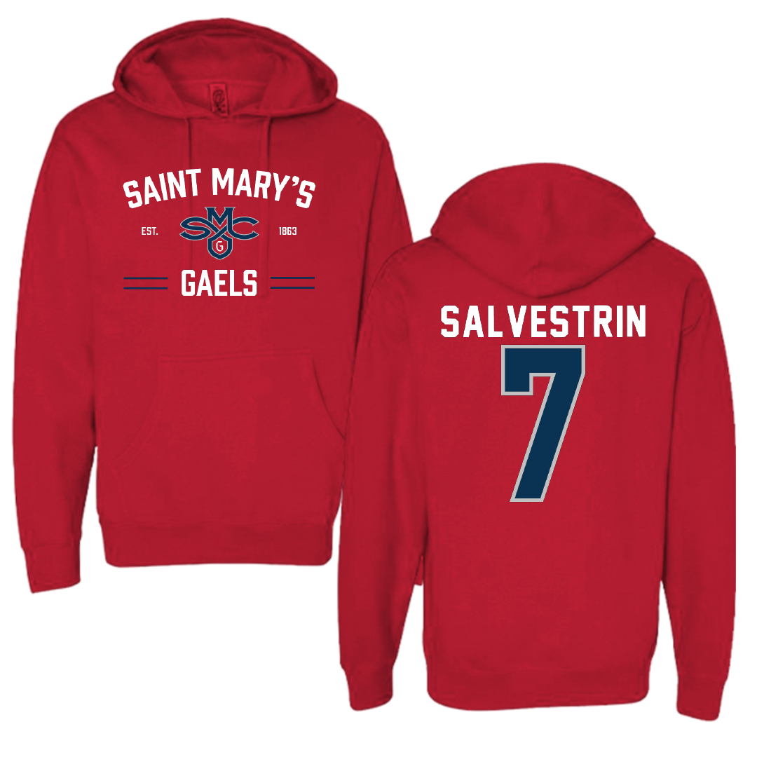 Saint Mary's College of California Soccer Red General Hoodie - #7 Tessa Salvestrin