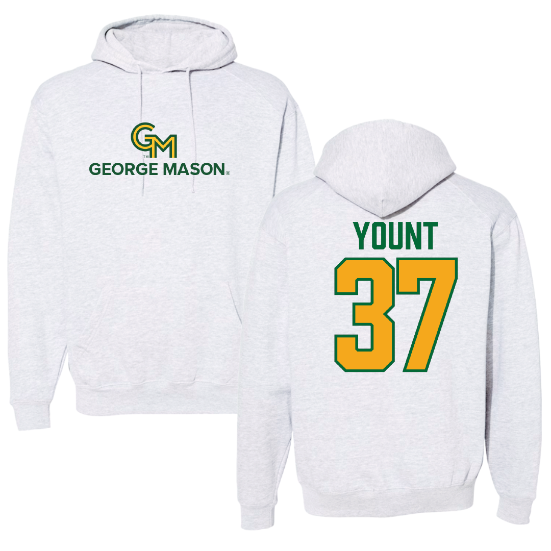 George Mason University Baseball Gray Hoodie - #37 Britt Yount