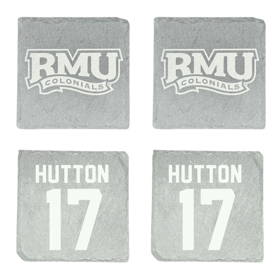 Robert Morris University Ice Hockey Stone Coaster (4 Pack)  - #17 Matt Hutton