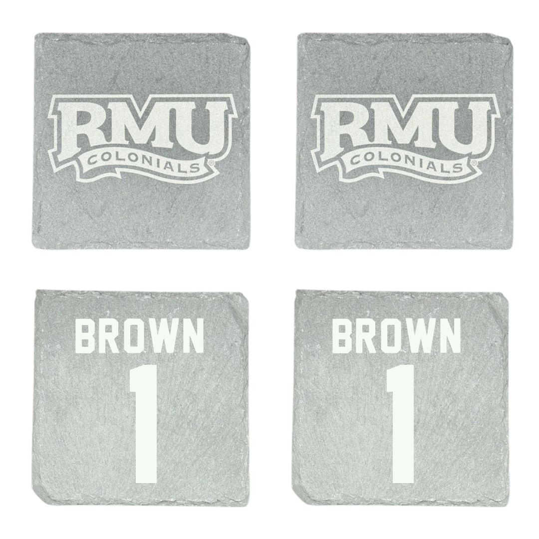 Robert Morris University Volleyball Stone Coaster (4 Pack)  - #1 Kaitlyn Brown