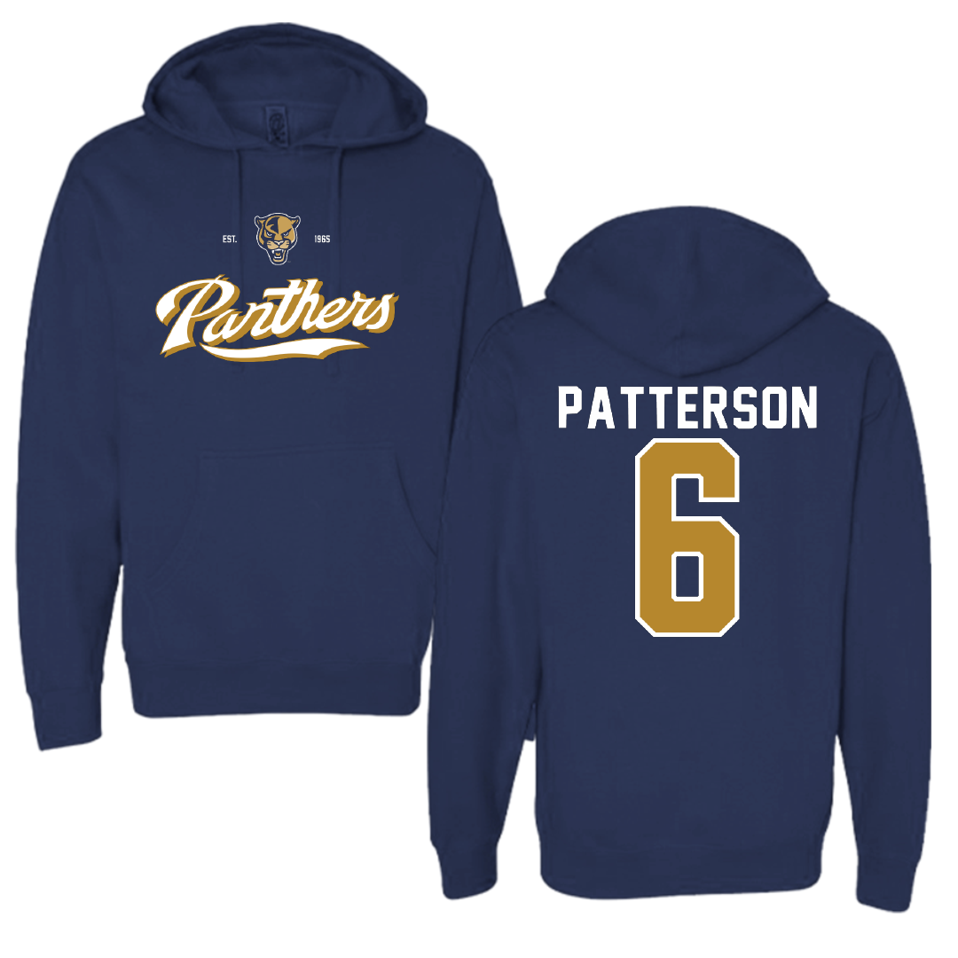 Florida International University Football Navy General Hoodie - #6 Antonio Patterson