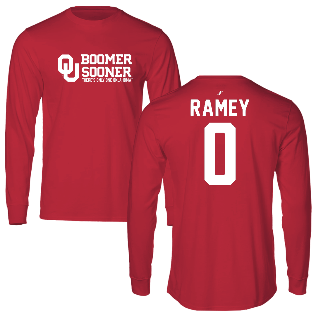University of Oklahoma Soccer Crimson General Long Sleeve - #0 Olivia Ramey