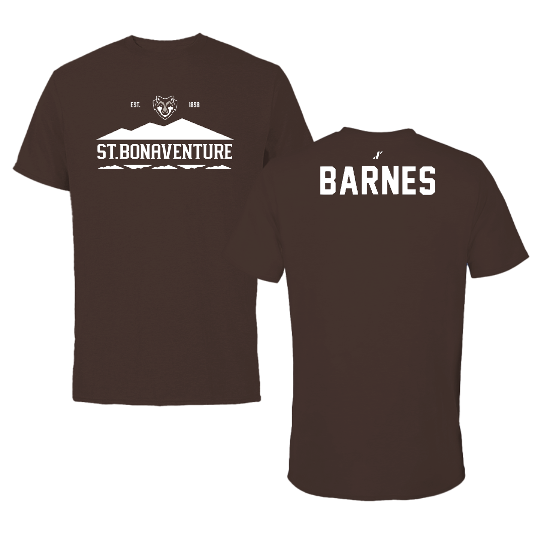 St. Bonaventure University Tennis Brown General Tee - Kelly Barnes