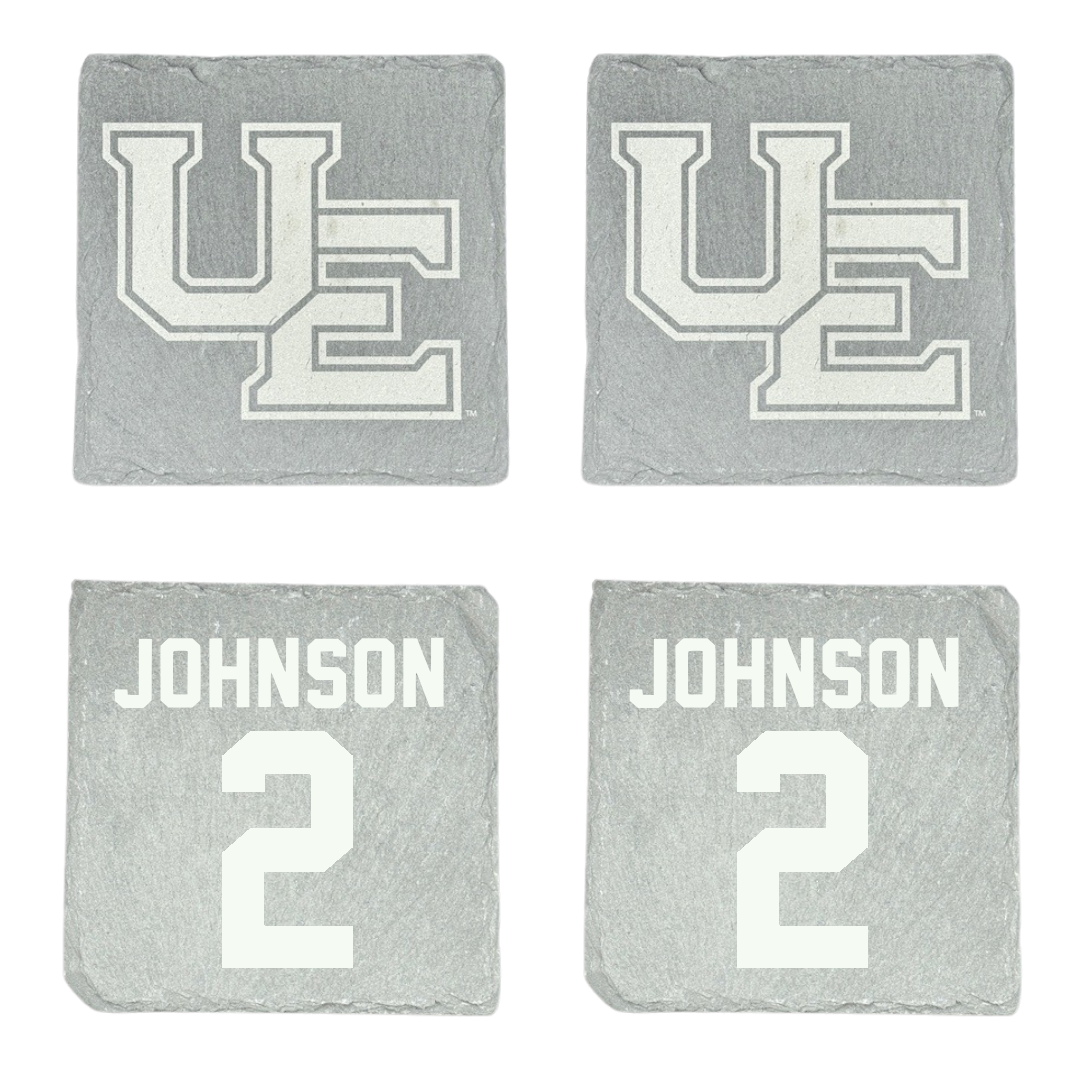 University of Evansville Soccer Stone Coaster (4 Pack)  - #2 Taylor Johnson