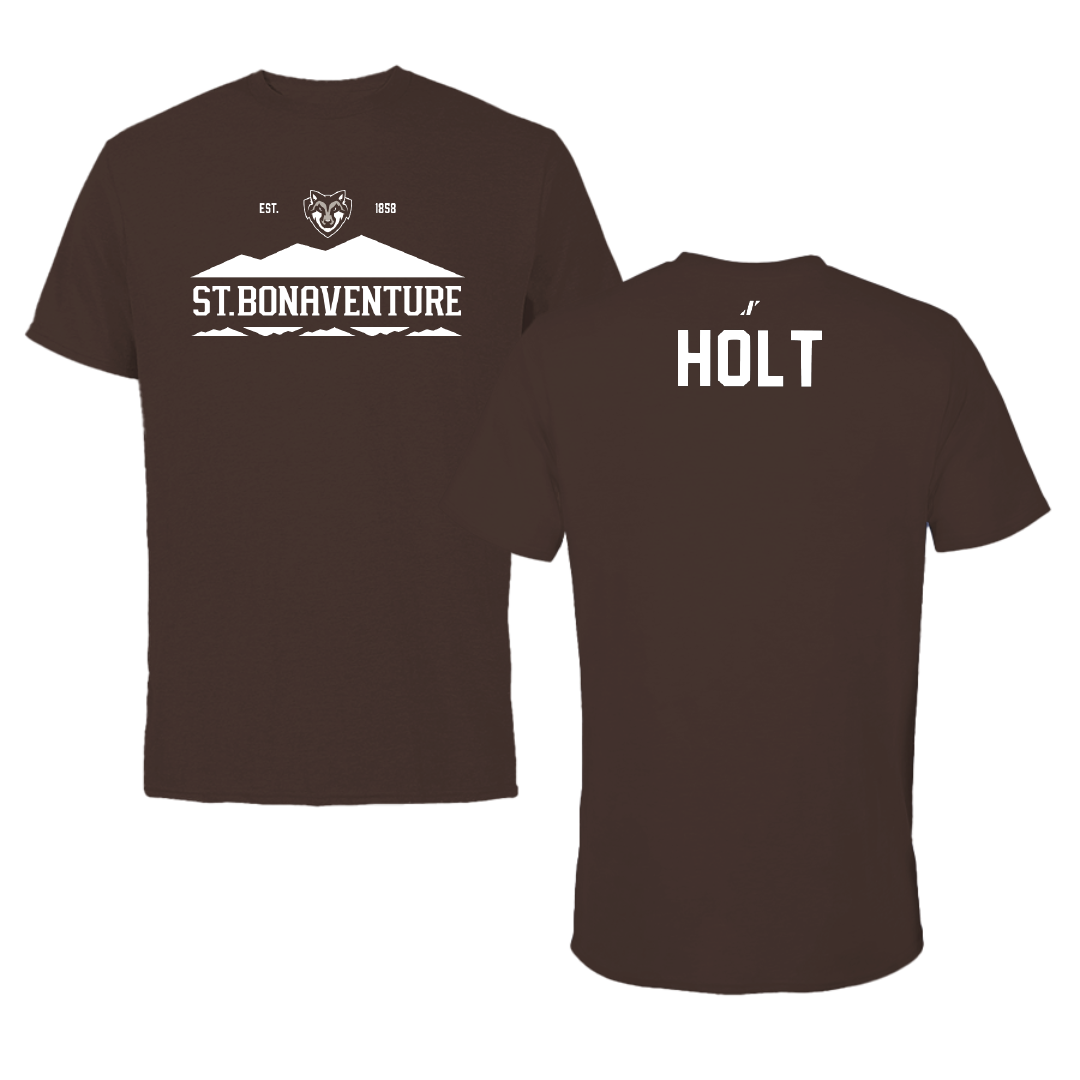 St. Bonaventure University TF and XC Brown General Tee - Aiden Holt