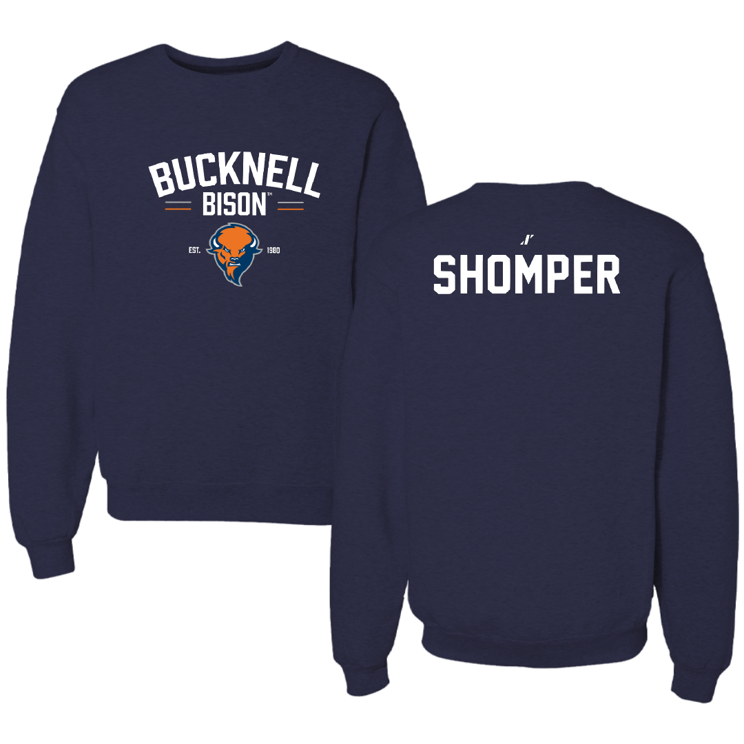 Bucknell University TF and XC Navy General Crewneck - Wade Shomper