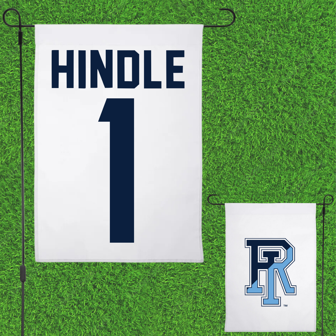 University of Rhode Island Baseball White Garden Flag - #1 Will Hindle