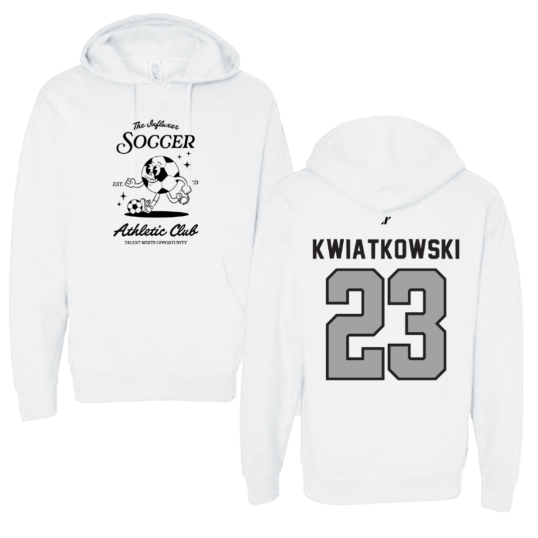 Soccer White Influxer Athletic Club Hoodie - #23 Hailey Kwiatkowski