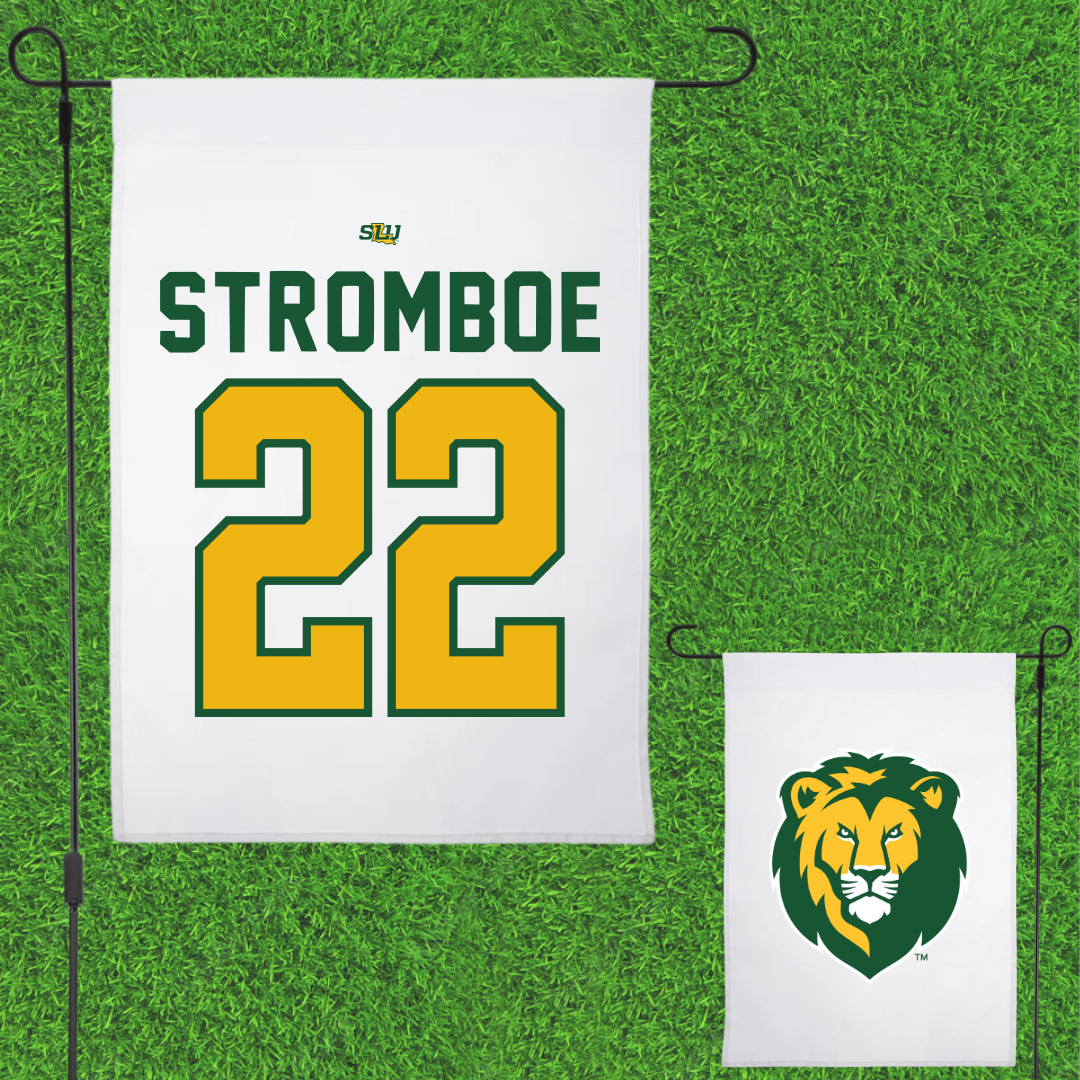 Southeastern Louisiana University Baseball White Garden Flag - #22 Cole Stromboe
