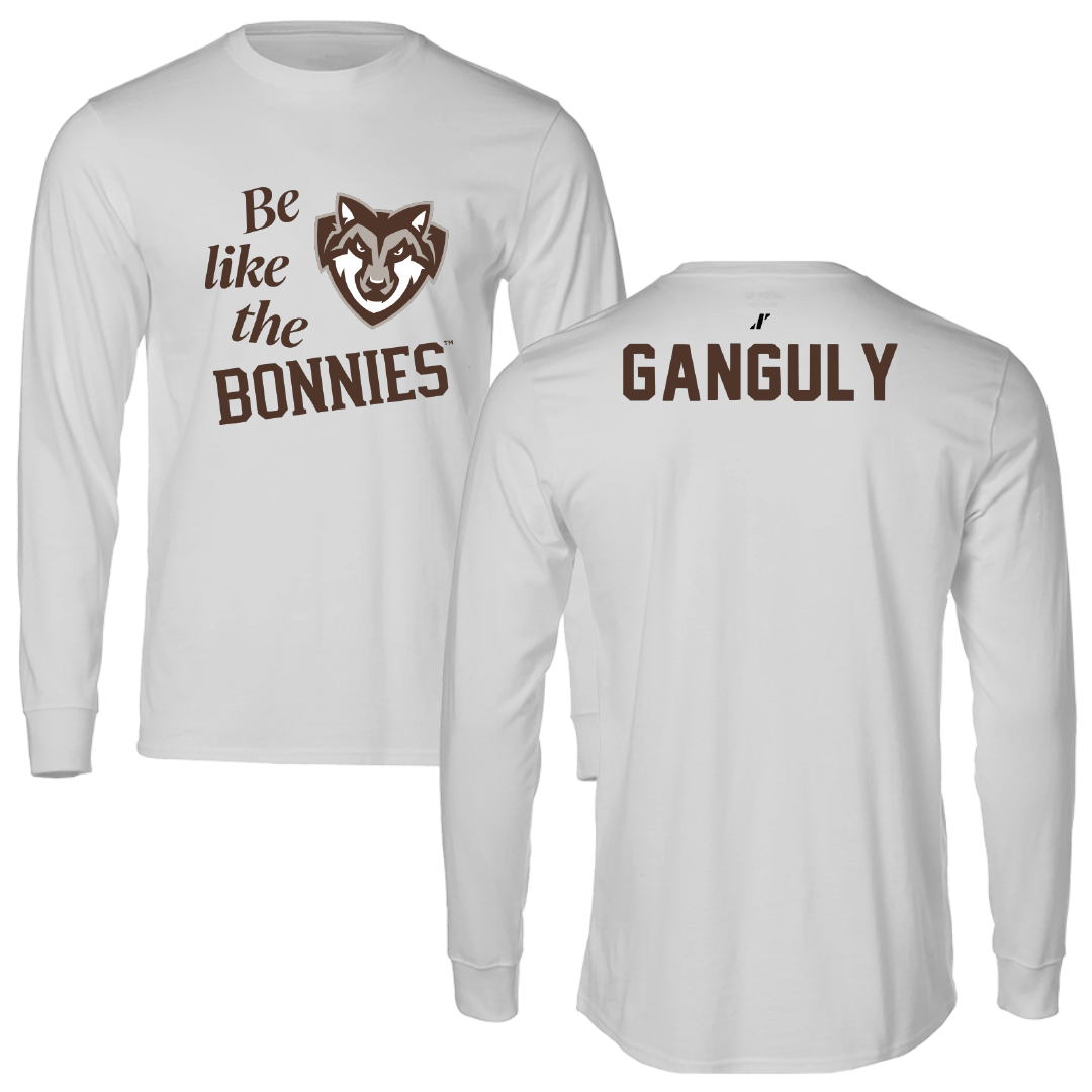 St. Bonaventure University Tennis Light Gray Be Like Us Long Sleeve - Anargha Ganguly