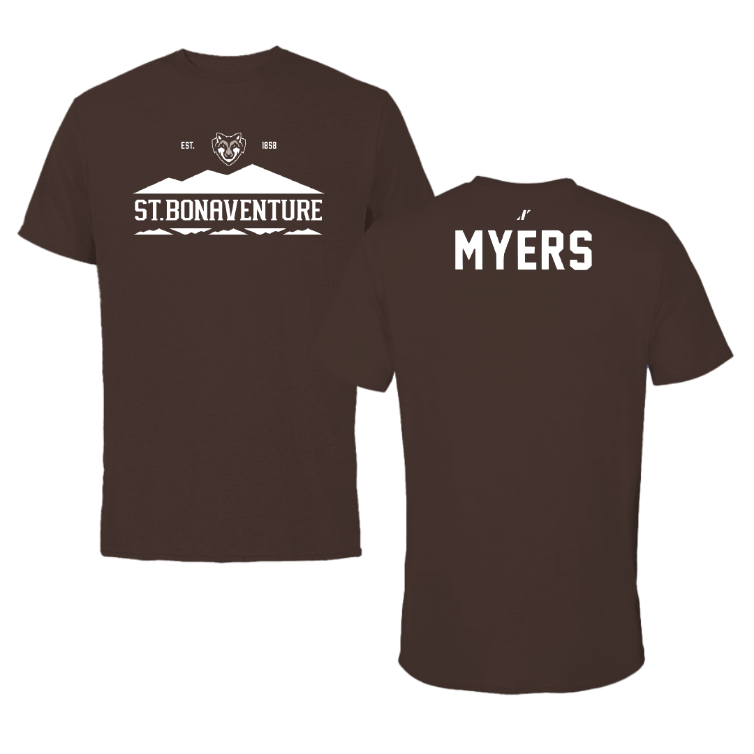 St. Bonaventure University Swimming & Diving Brown General Tee - Halle Myers