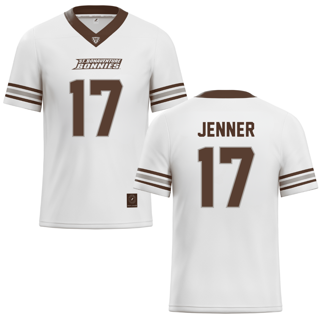 St. Bonaventure University White Lacrosse Jersey - #17 Sylvi Jenner
