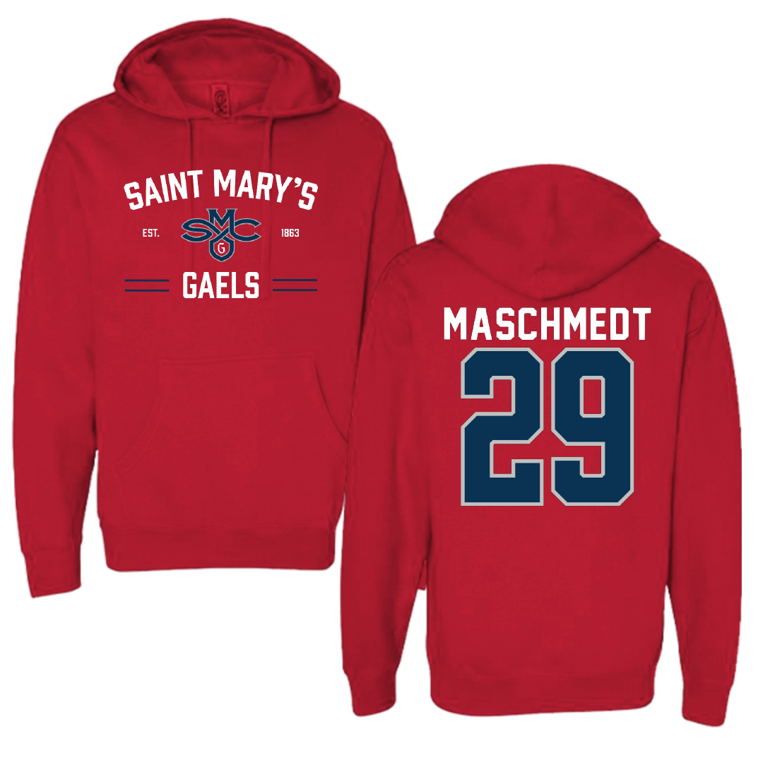 Saint Mary's College of California Soccer Red General Hoodie - #29 Will Maschmedt
