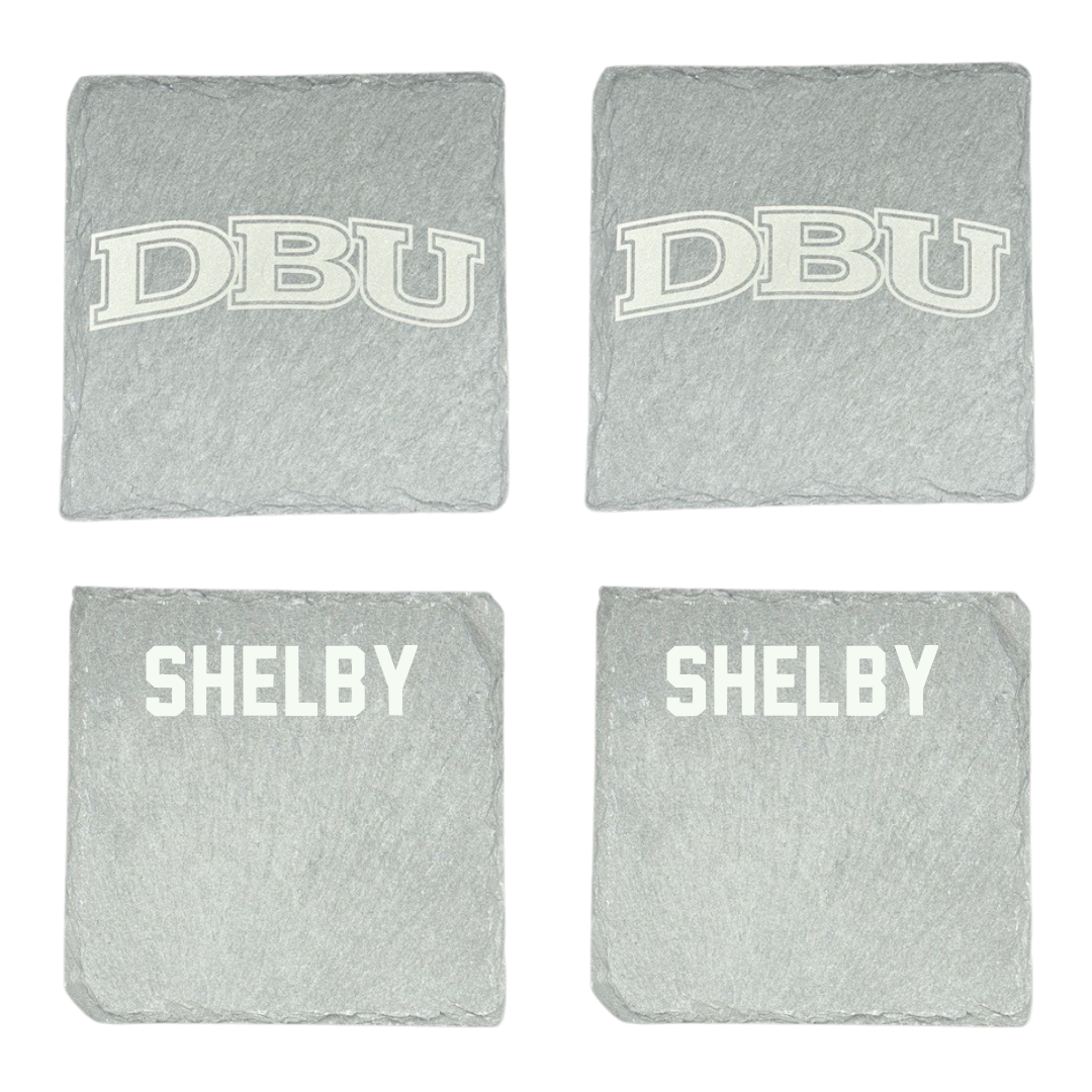 Dallas Baptist University TF and XC Stone Coaster (4 Pack)  - Noah Shelby