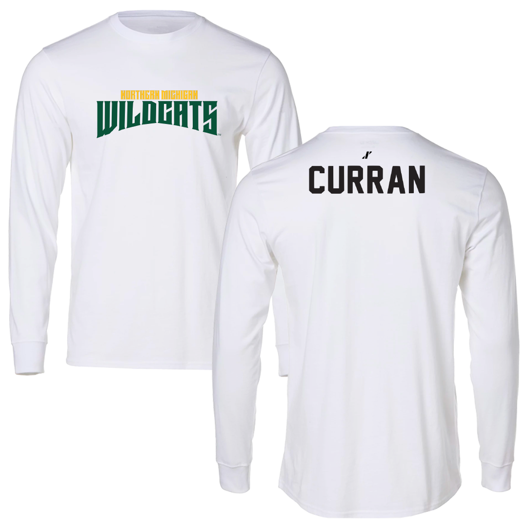 Northern Michigan University Greco-Roman Wrestling White Classic Long Sleeve - Patrick Curran
