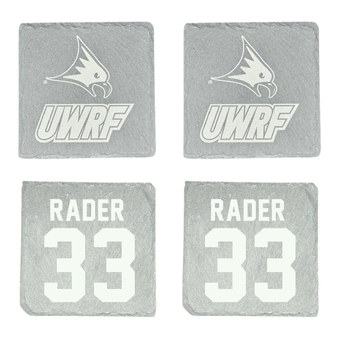 University of Wisconsin-River Falls Ice Hockey Stone Coaster (4 Pack)  - #33 Anna Rader