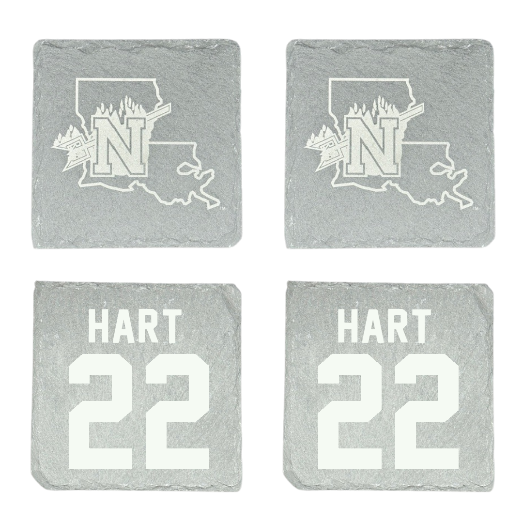 Northwestern State University Football Stone Coaster (4 Pack)  - #22 Duce Hart