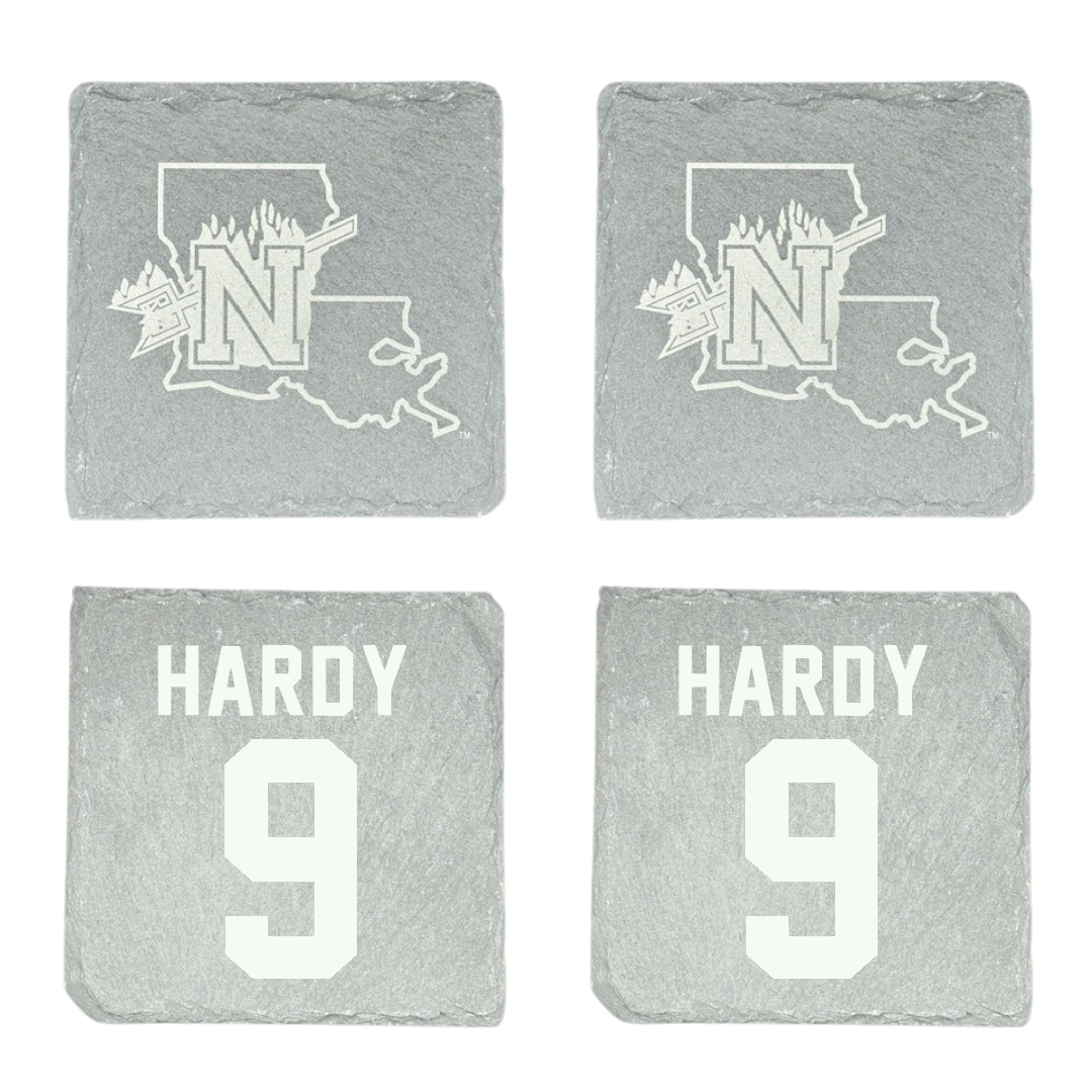Northwestern State University Football Stone Coaster (4 Pack)  - #9 Cam Hardy