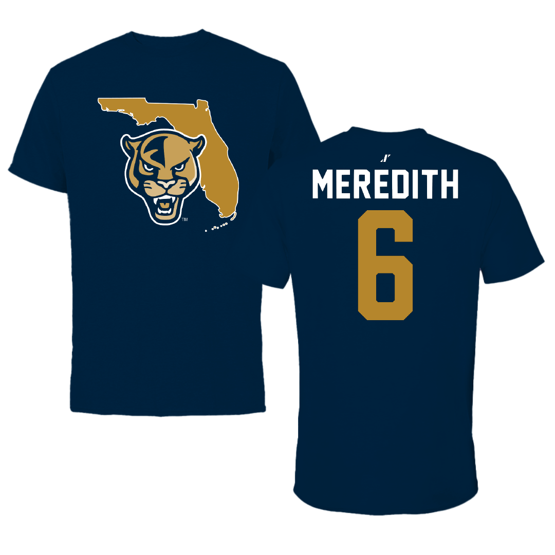 Florida International University Softball Navy State Performance Tee - #6 Kally Meredith