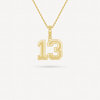 Gold Presidents Pendant and Chain - #13 Elijah Smith