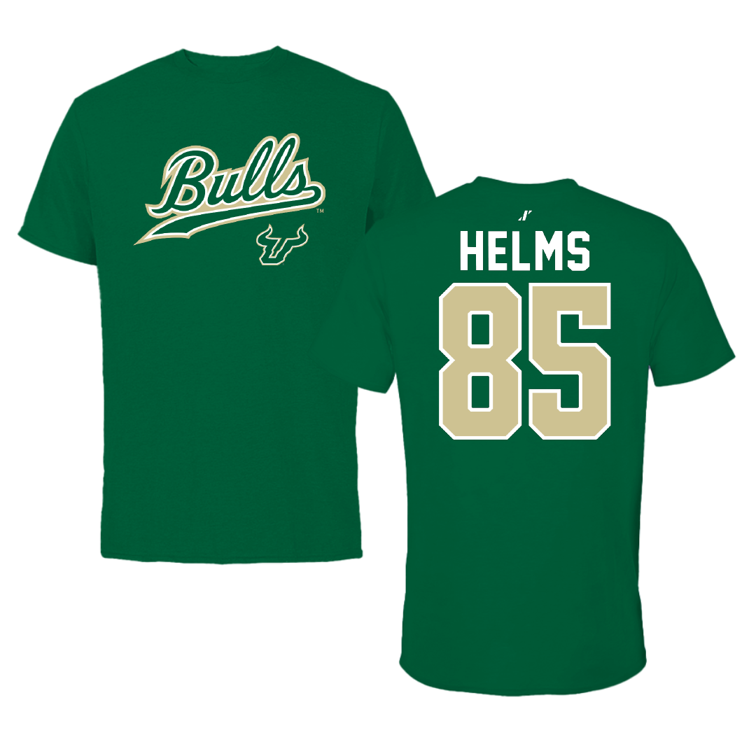 University of South Florida Football Green General Tee - #85 Christian Helms