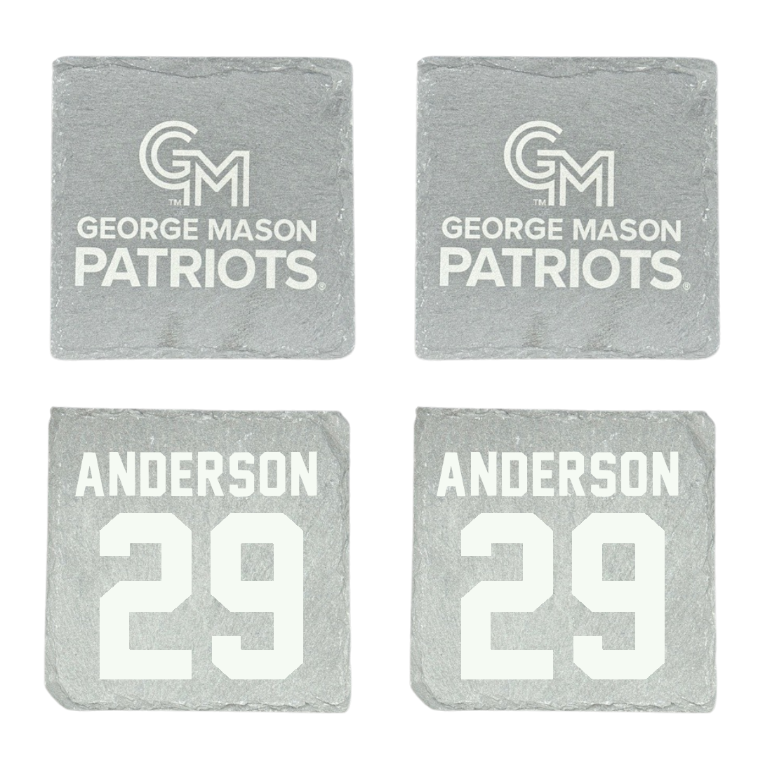 George Mason University Softball Stone Coaster (4 Pack)  - #29 Jordan Anderson