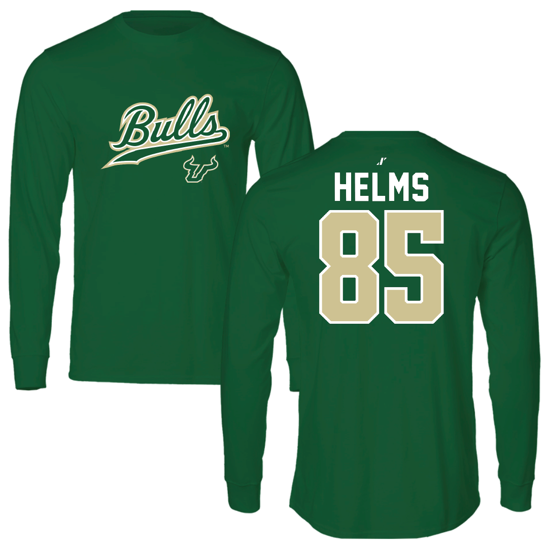 University of South Florida Football Green General Long Sleeve - #85 Christian Helms