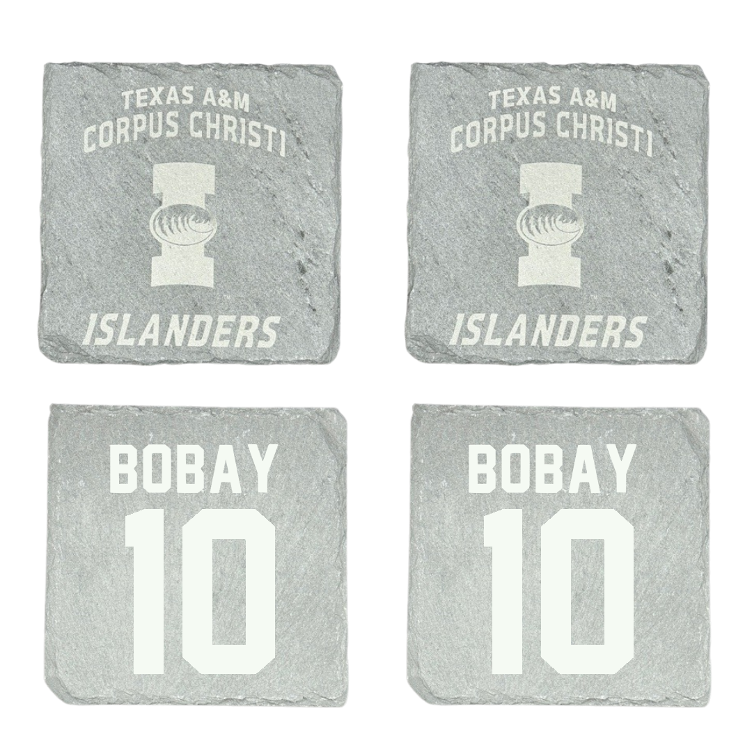 Texas A&M University-Corpus Christi Beach Volleyball Stone Coaster (4 Pack)  - #10 Kristin Bobay