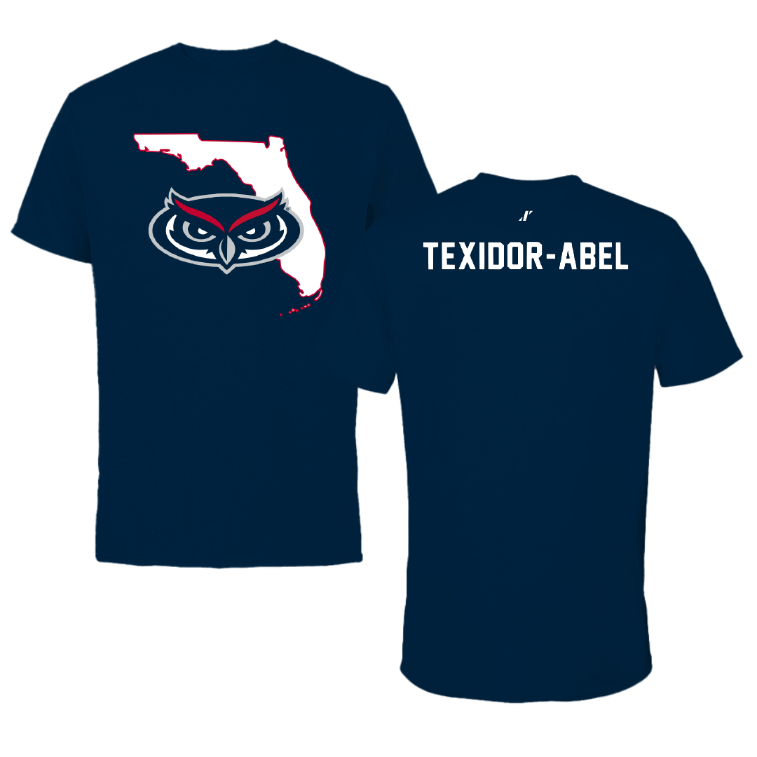 Florida Atlantic University Dance Navy State Performance Tee - Alex Texidor-Abel