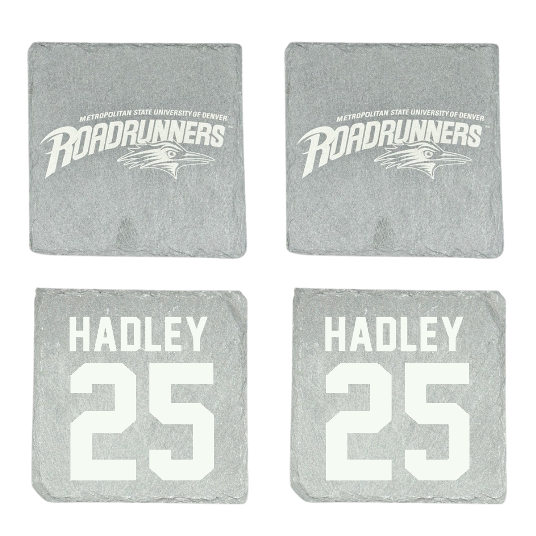 Metropolitan State University of Denver Basketball Stone Coaster (4 Pack)  - #25 Blake Hadley