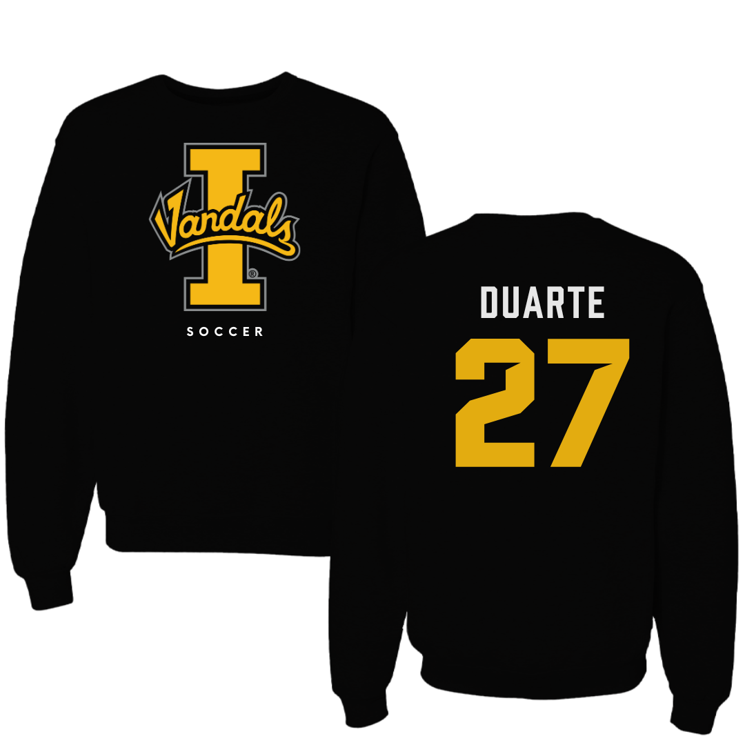 University of Idaho Soccer Black Crewneck - #27 Leslie Duarte