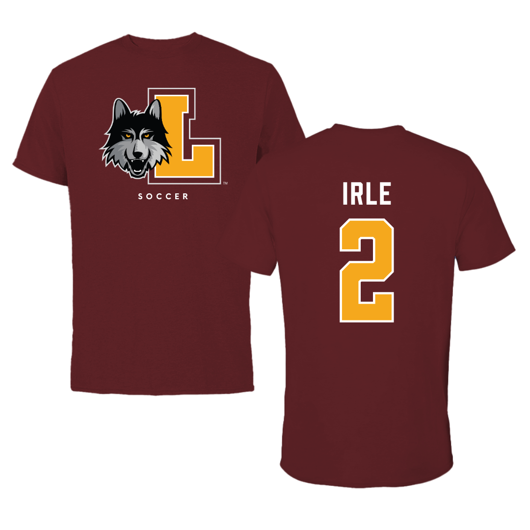 Loyola University-Chicago Soccer Maroon Mascot Performance Tee - #2 Emma Irle