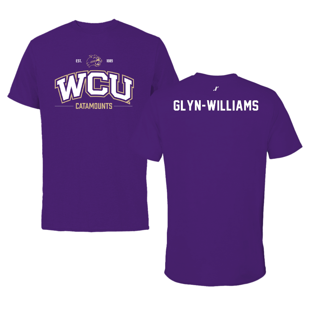 Western Carolina University TF and XC Purple General Tee - Joshuah Glyn-Williams