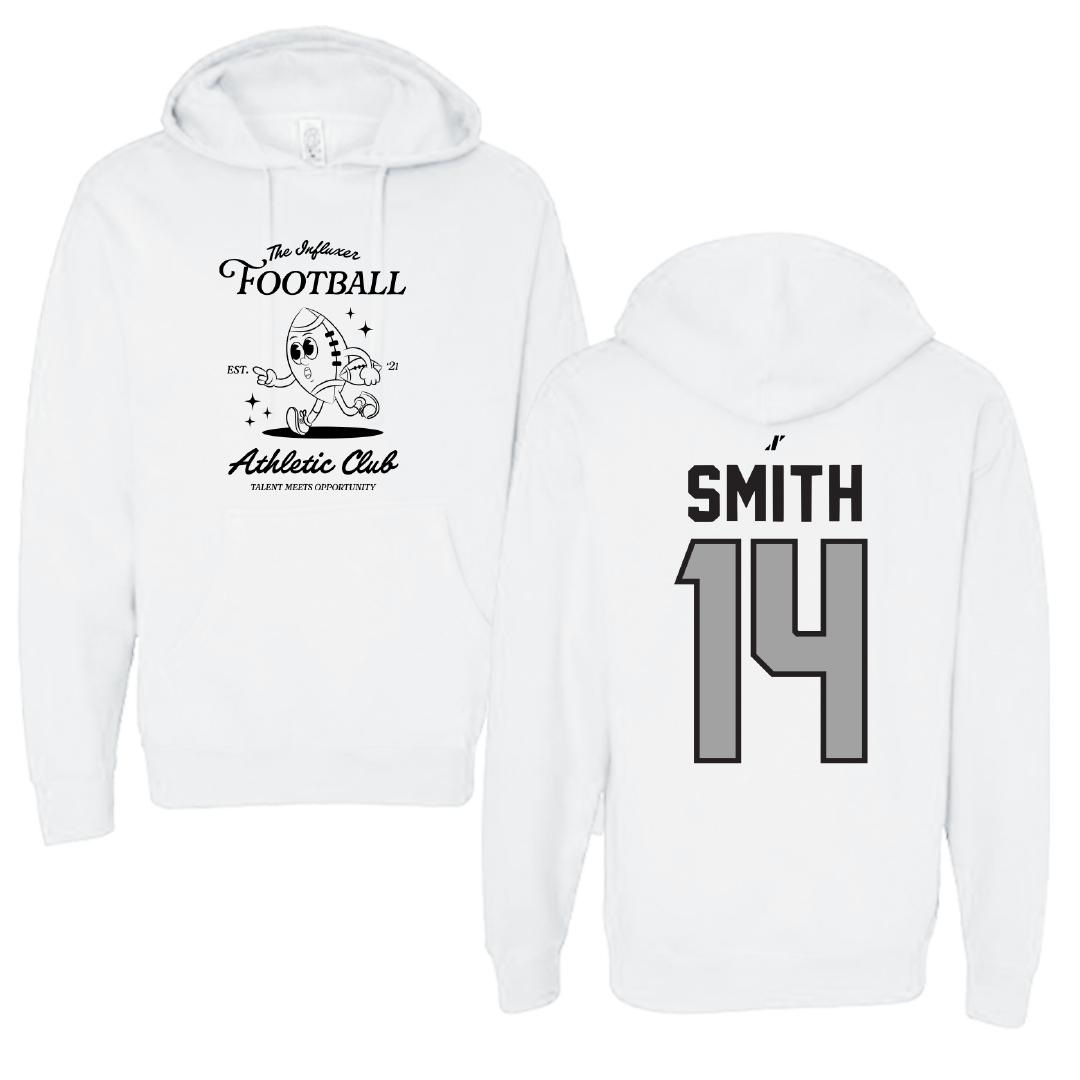 Football White Influxer Athletic Club Hoodie - #14 Zin'tayvious Smith