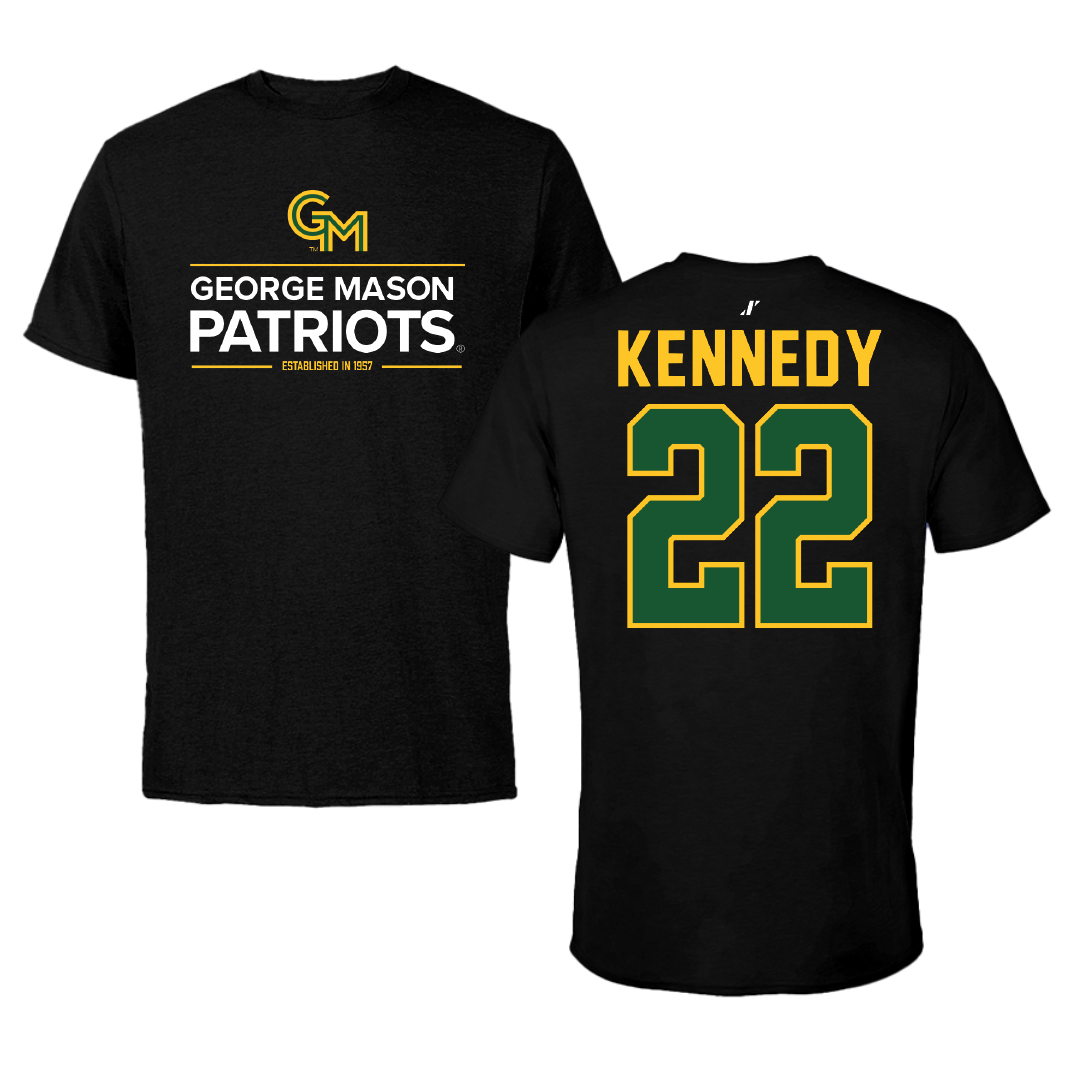 George Mason University Volleyball Black General Tee - #22 Olyvia Kennedy
