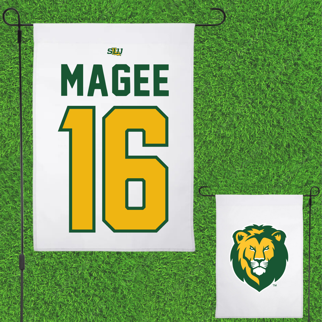Southeastern Louisiana University Softball White Garden Flag - #16 Chloe Magee