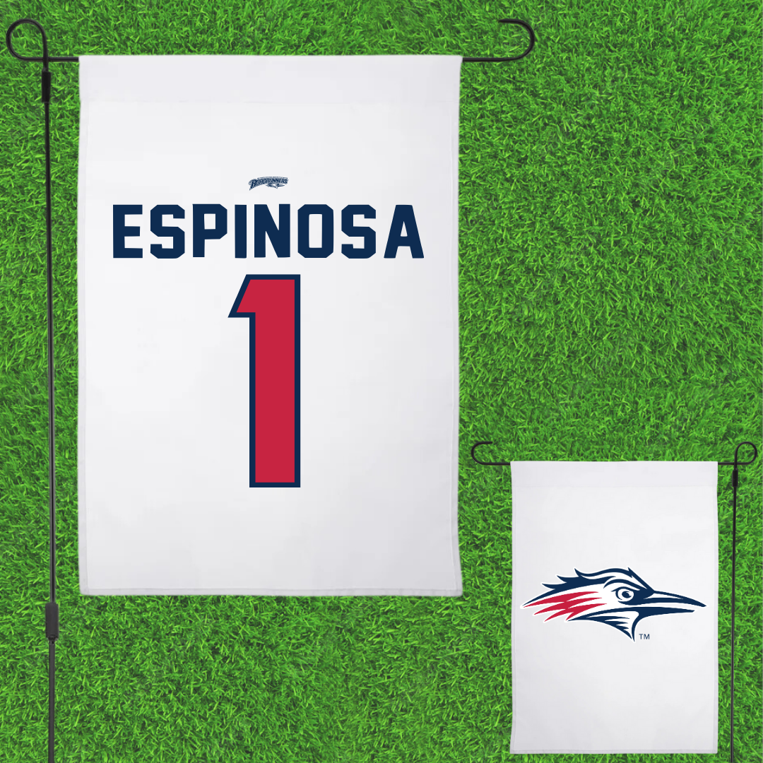 Metropolitan State University of Denver Basketball White Garden Flag - #1 Mikylah Espinosa