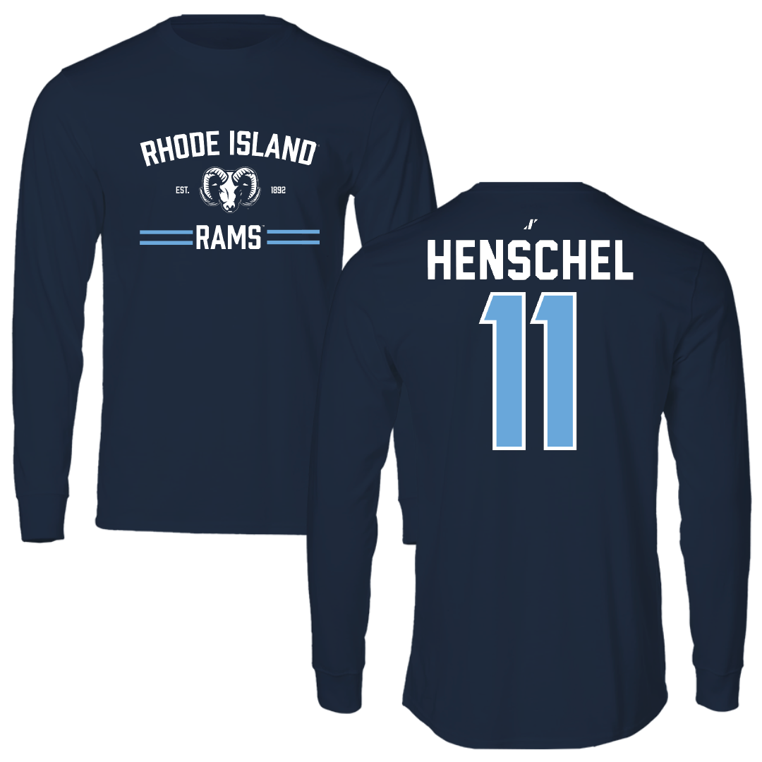 University of Rhode Island Baseball Navy General Long Sleeve - #11 Ryan Henschel