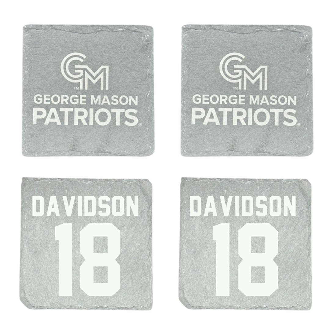 George Mason University Soccer Stone Coaster (4 Pack)  - #18 Sophie Davidson