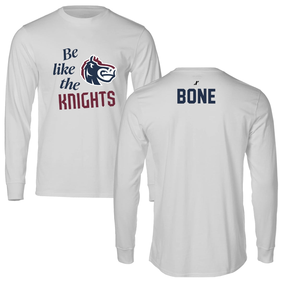 Fairleigh Dickinson University-Metropolitan Campus Fencing Light Gray Be Like Us Performance Long Sleeve - Emily Bone