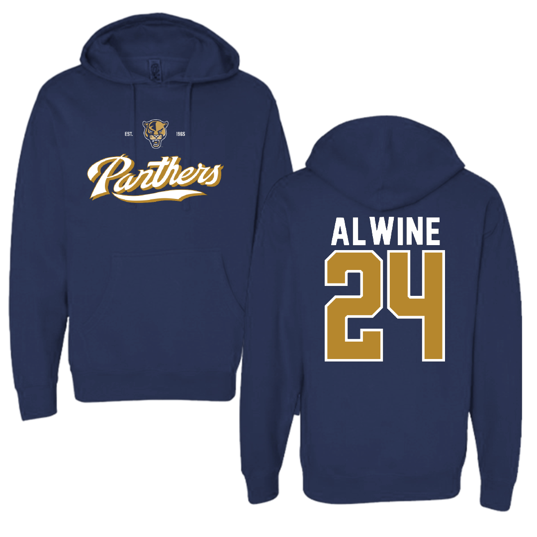 Florida International University Baseball Navy General Hoodie - #24 Evan Alwine