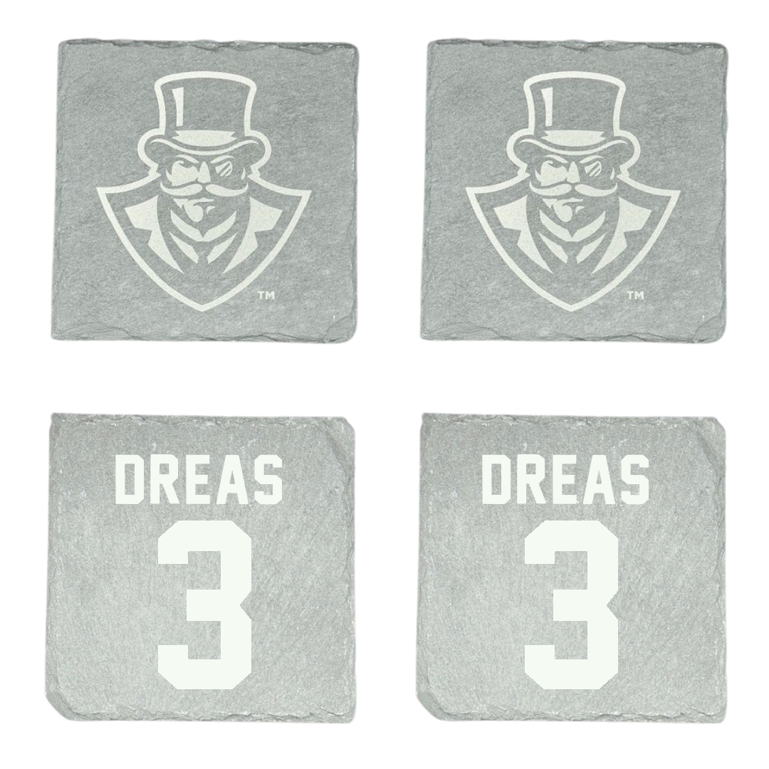 Austin Peay State University Soccer Stone Coaster (4 Pack)  - #3 Ellie Dreas