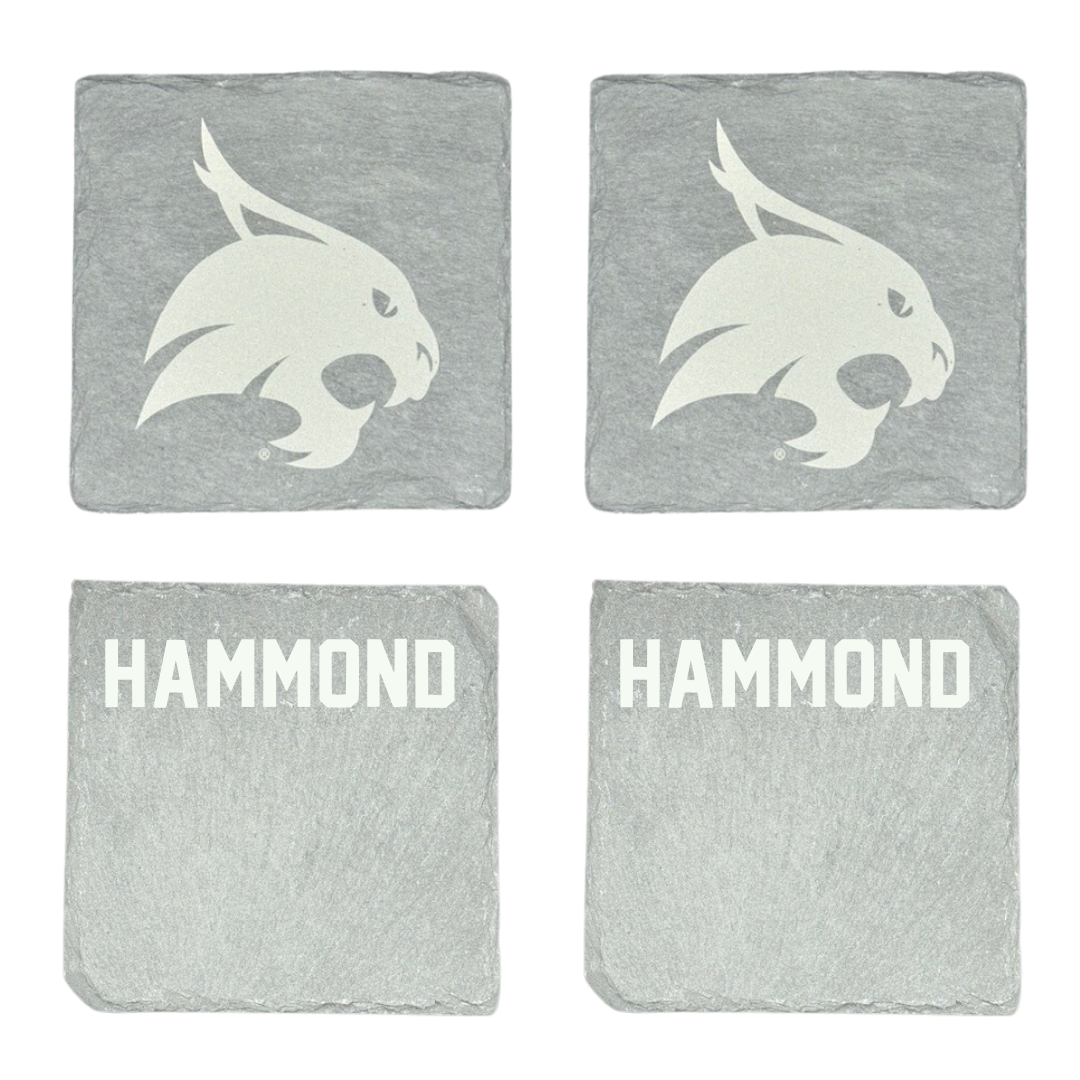 Texas State University TF and XC Stone Coaster (4 Pack)  - Easton Hammond