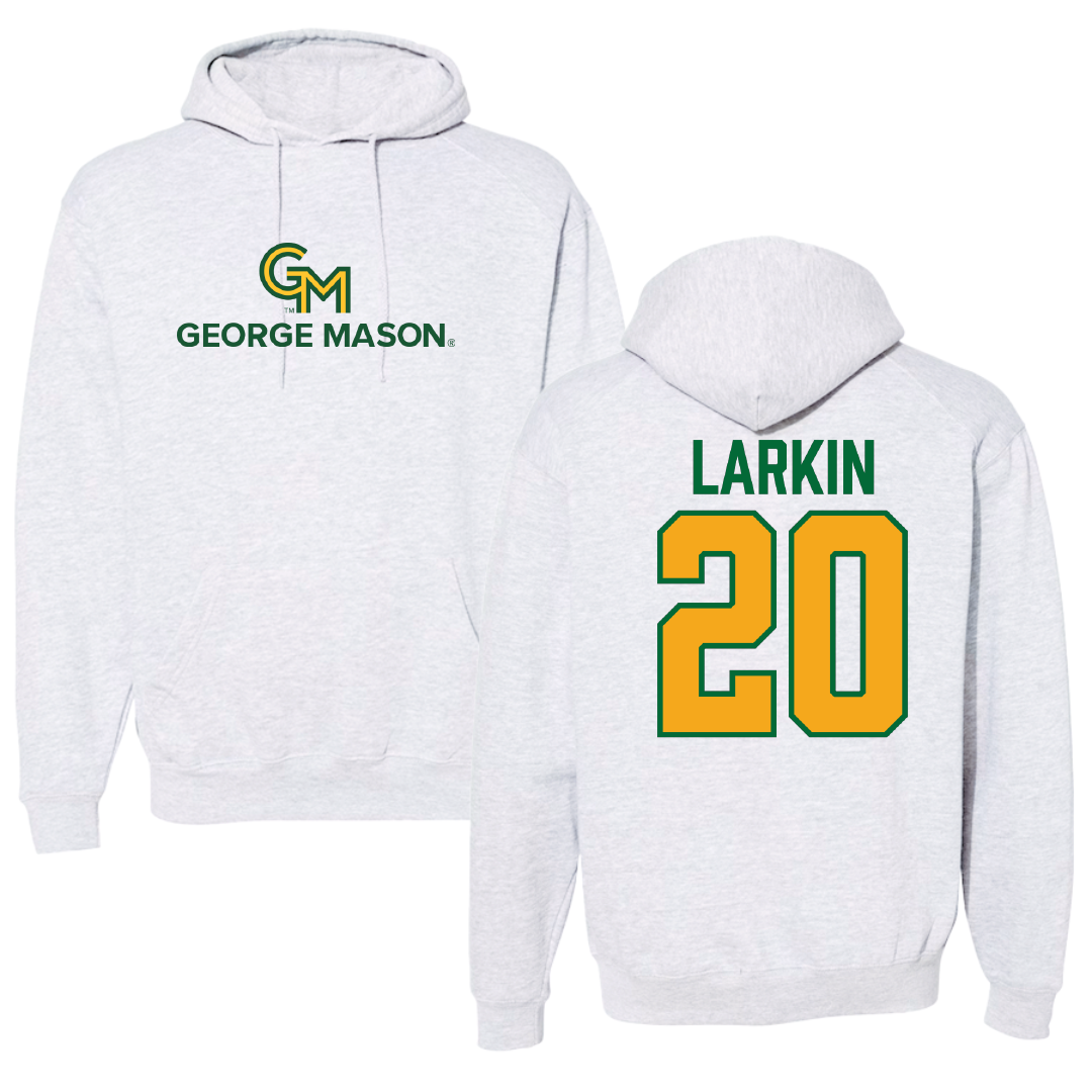George Mason University Volleyball Gray Hoodie - #20 Camille Larkin