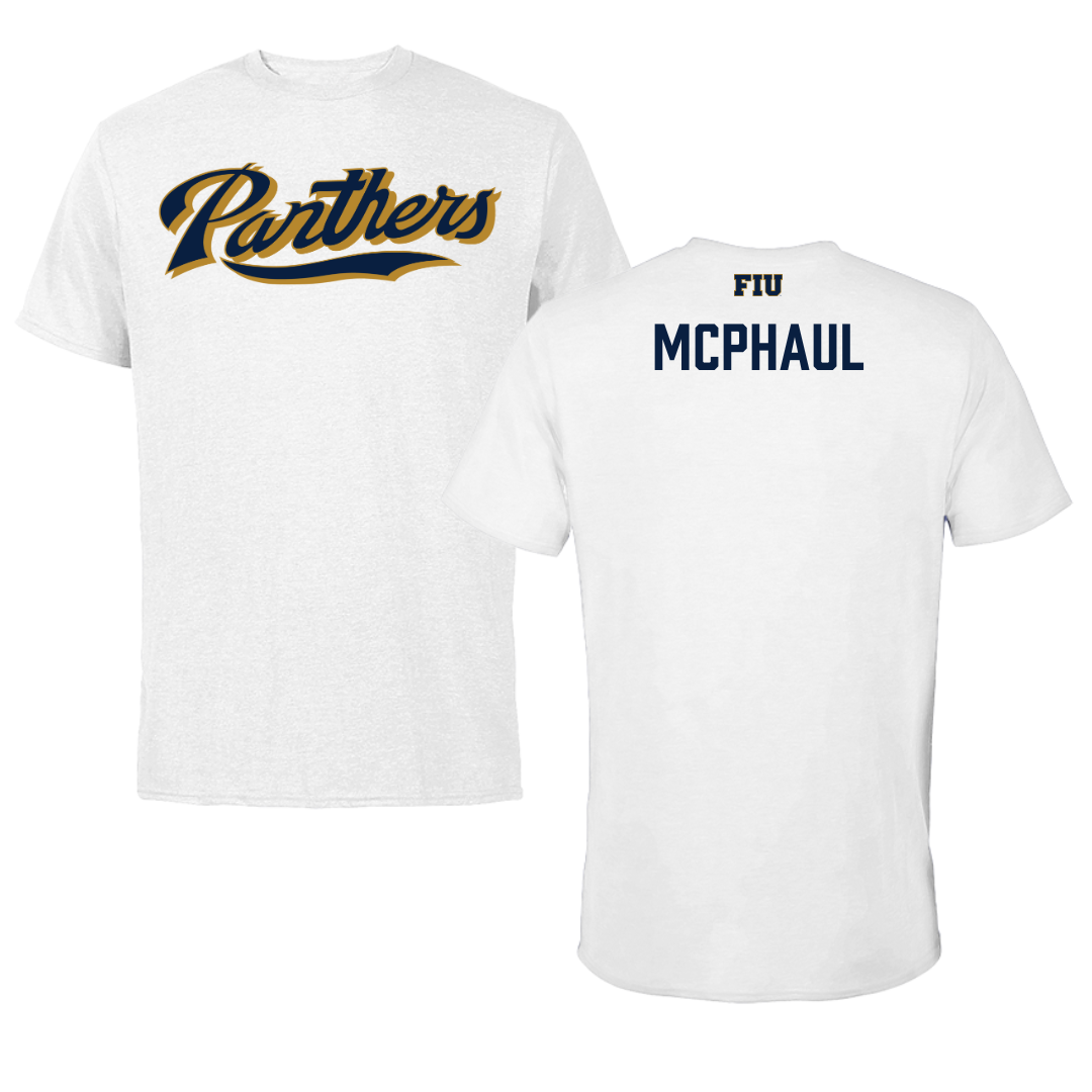 Florida International University TF and XC White Tee - Tiana McPhaul